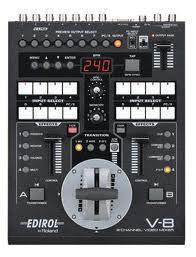 V8 Roland Edirol V-8 vision mixer 8 inputs