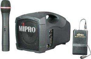 00 MIPRO101 101 Portable PA, Choice of either UHF wireless handheld or lapel