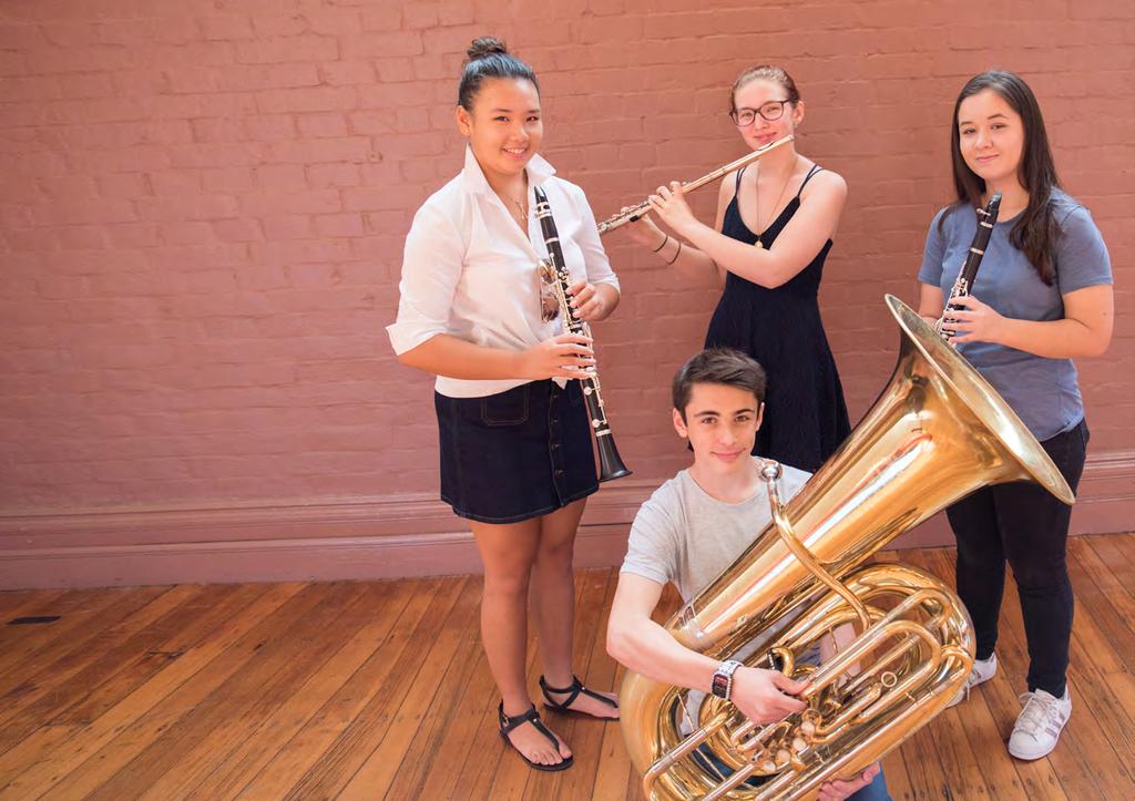 Wind Ensemble Wind Ensemble consists of secondary schoolaged woodwind, brass and percussion players seeking musical challenges in an advanced wind band.