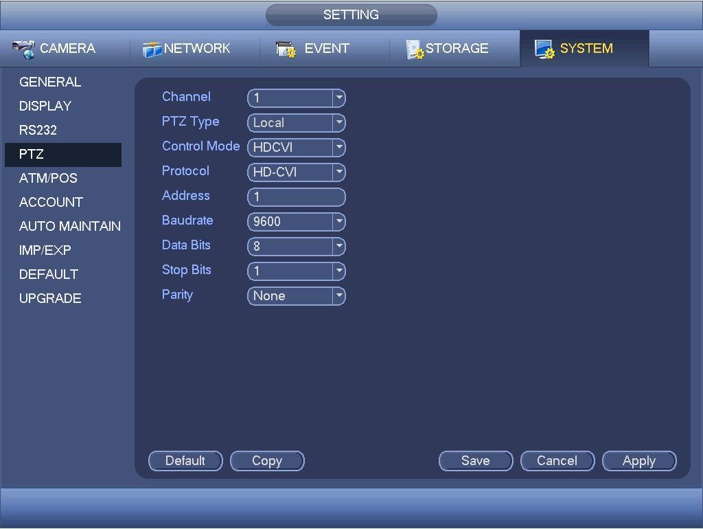 Note Left and right buttons fail to realize focus and zoom function when using 5-direction button to operate OSD menu, at this moment it needs to exit OSD menu and then operate.