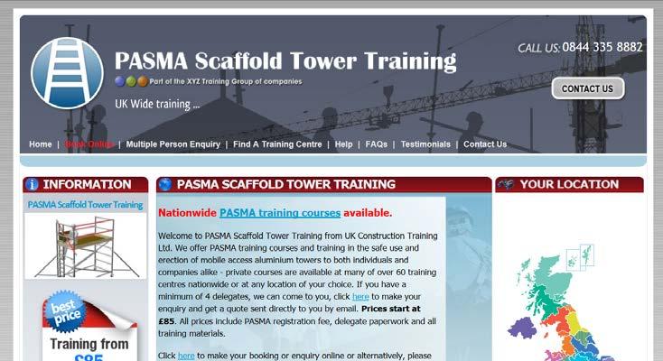 PASMA Scaffold Tower Training A Practical Guide to the Top 100 Tools for Learning Industry recommended and essential PASMA training