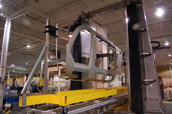 The 5700 series gantry systems, installed in numerous aerospace production facilities, perform simulataneous through