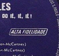 Dark Blue "High Fidelity" Odeon Label Of all the labels that officially issued Beatles records during the 1960's, Brazilian Odeon probably experienced the most number of label changes.