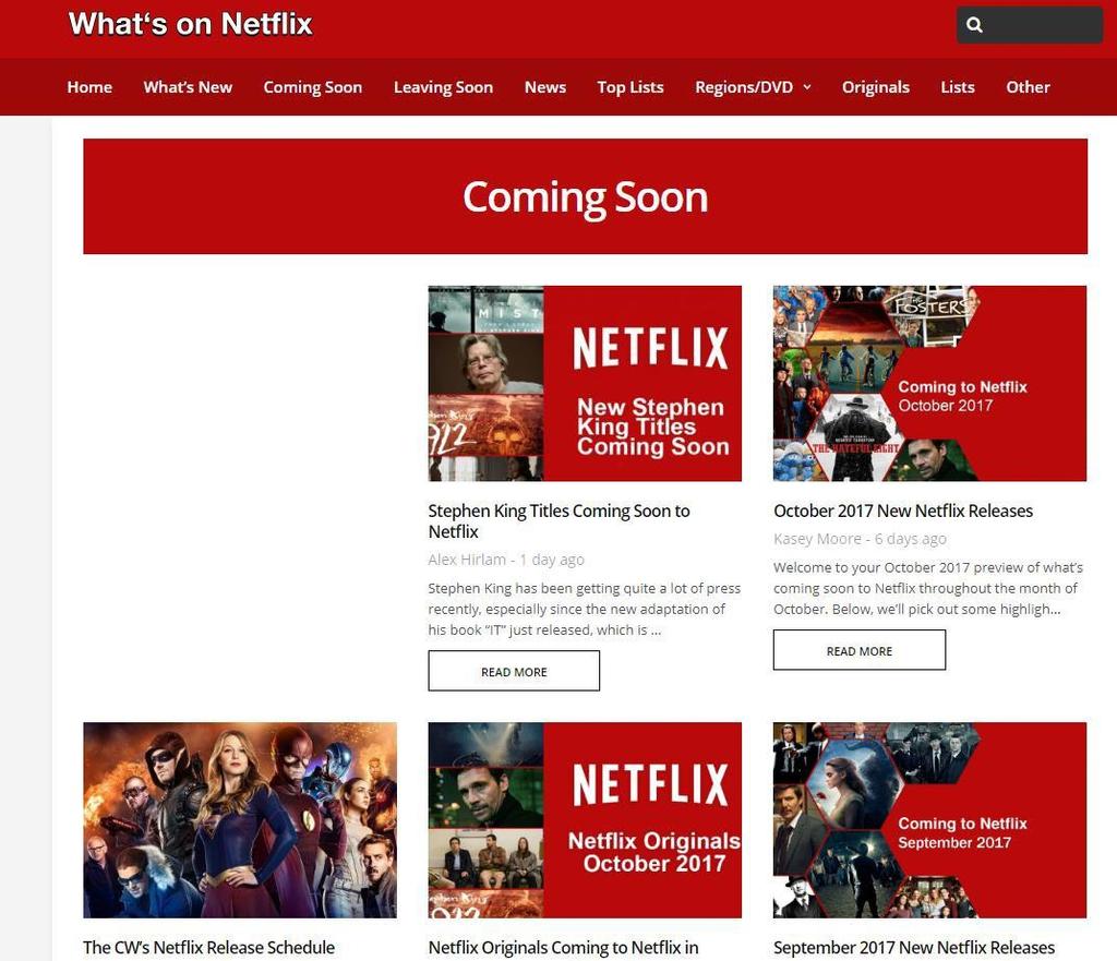 Netflix Licensing Television shows and movies are added AND removed every month.