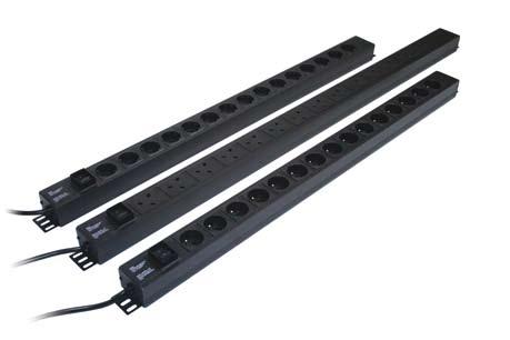 Internal Management 19 Inch Power distribution Units (PDU) 10 Socket Distribution Unit with Switch 15 Socket Distribution Unit with Switch Features 10 type E sockets 19 rack mountable On/off switch