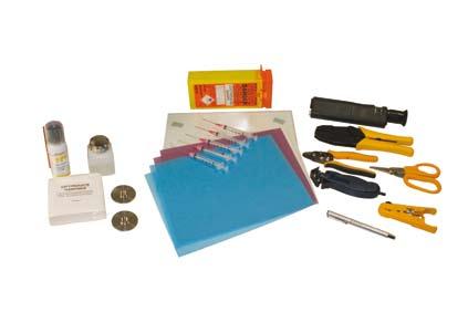 The kit contains the Optronics range of tools (contents listed below). An inspection scope also comes, as standard.
