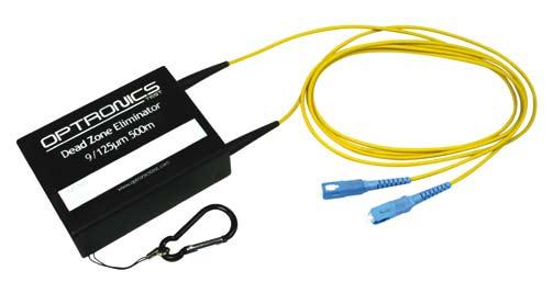 Tools and Test Equipment Dead Zone Eliminator Compact Dead Zone Eliminator OTDRs require launch and receive test cables to measure the end-to-end loss of optical fibre links.