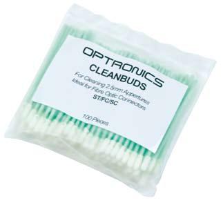 Optronics Cleaning and Consumables Optronics Branded Foam Buds Foam buds are the ideal consumable for cleaning bulkheads after installation.