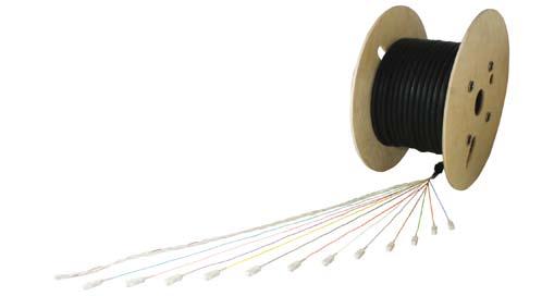 Optical Fibre Assemblies Pre-Terminated Assemblies OPTICAL FIBRE ASSEMBLIES Standard Consrtuction: Staggered Special Construction : Fan-Out Standard configuration: Pre-terminated Assemblies are