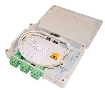 Internal Management Termination Boxes Termination Box for Internal Use INTERNAL MANAGEMENT The FibreFab internal termination box is designed for use in residential, small and large business premises.