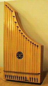 Psaltery The strings were plucked with fingers or by plectra.