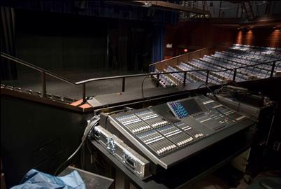 SOUND SYSTEM AND COMMUNICATIONS FOH Mix Position There is a House Audio Booth located at the rear of the house Console: Outboard Rack: Booth Mix Position Console: Outboard Rack: Speaker System Left &