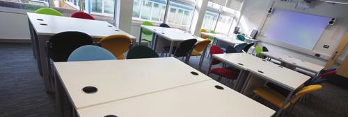 30 People or less General Classrooms We are continually refurbishing our general classrooms, which means that there are many newly refurbished general classrooms