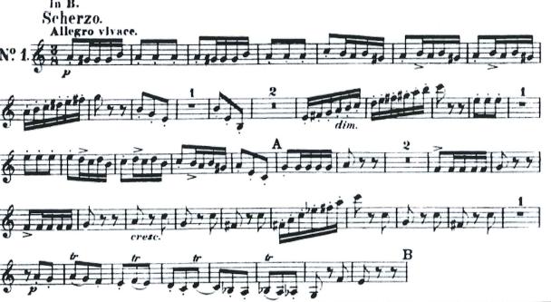 Excerpt #2: Mendelssohn, Midsummer s Night Dream: Scherzo Eb CLARINET Students should be prepared to perform all major scales