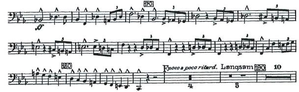 excerpts (below) Excerpt #1: Bruckner Symphony 4, Movement 1
