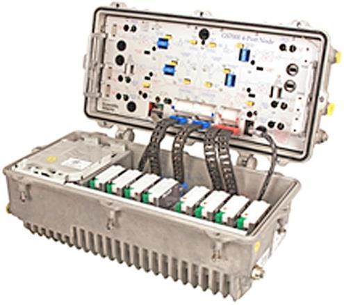 Figure 1. Cisco GS7000 1218-MHz 4-Way Segmentable Node Features Six-port 1.