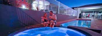 Take a dip in the heated lap pool, lie back & relax in our heated spa or enjoy a BBQ under the pool side