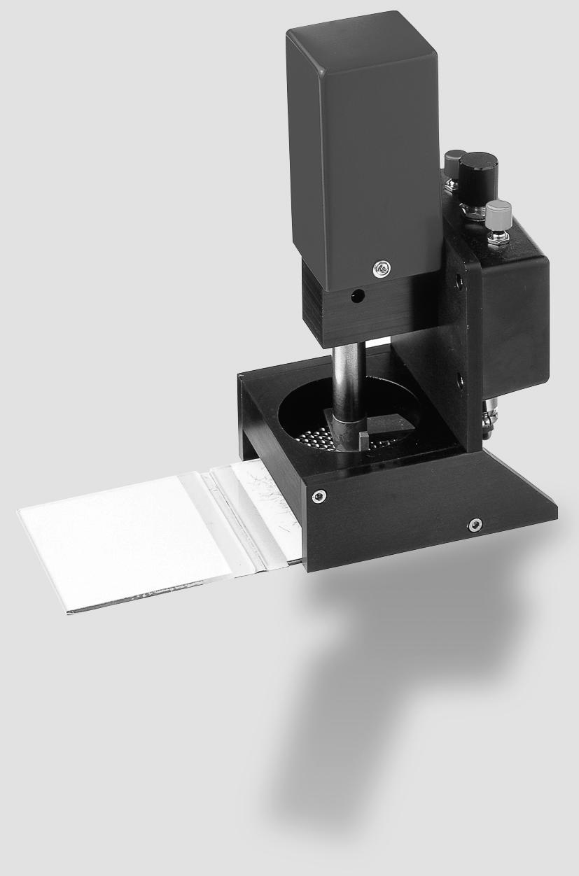 Fibre Gripper - Includes a simple adaptor to fit 70mm glass slides to the OFDA 4000 for measuring fibre