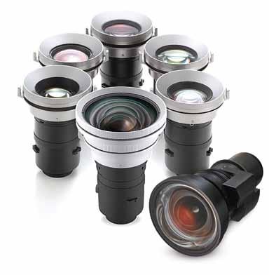 ACCESSORIES HIGH-QUALITY OPTICS WIDE ZOOM SHORT THROW Every environment is different, and so is every presentation, so we offer a wide range of accessories to match your exact needs.
