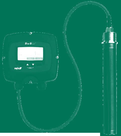 General MJK Oxix s are designed for measuring the oxygen contents in open tanks exposed to sunlight, wells and closed containers.