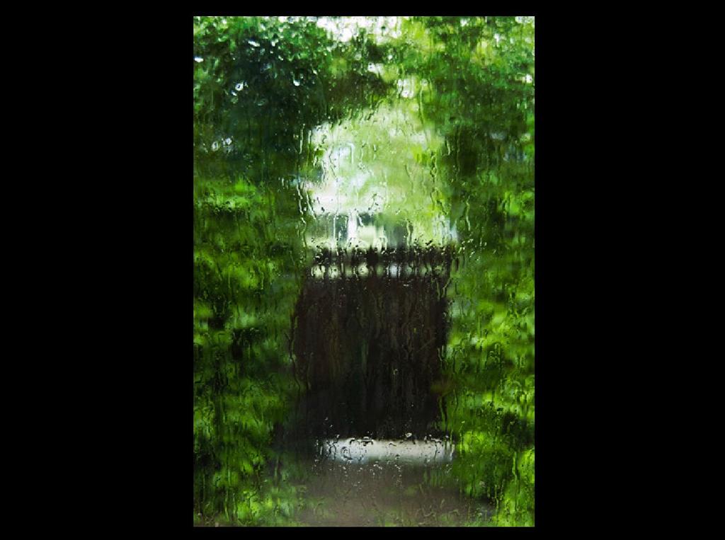 Garden Gate Rain by Tom Hackett