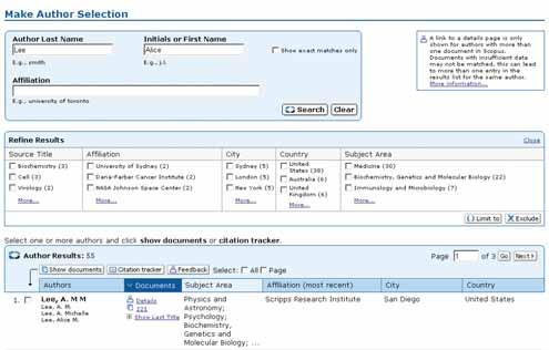 Methods-Author Identifier Check any author s publications, citations and co-authors from one, fully-linked overview- including their impact on patents.