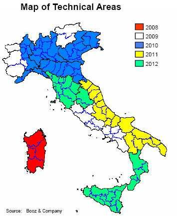 A precise ASO roadmap In Sept 2008, the Italian Government published