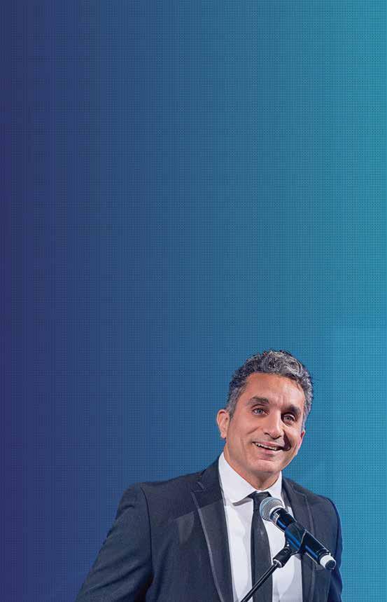 Bassem Youssef Saturday, April 7, 7:30 pm The Auditorium, Hadley Stage Presented by Hancher and Mission Creek Festival From 2011 to 2014, Bassem Youssef hosted the satirical news program