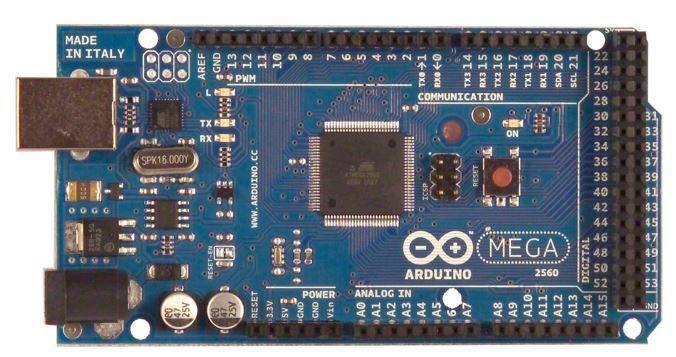 Health monitoring system using IOT 179 Figure 2. Arduino Mega 2560 The Arduino Mega 2560 is a microcontroller board based on the AT mega 2560 (datasheet).