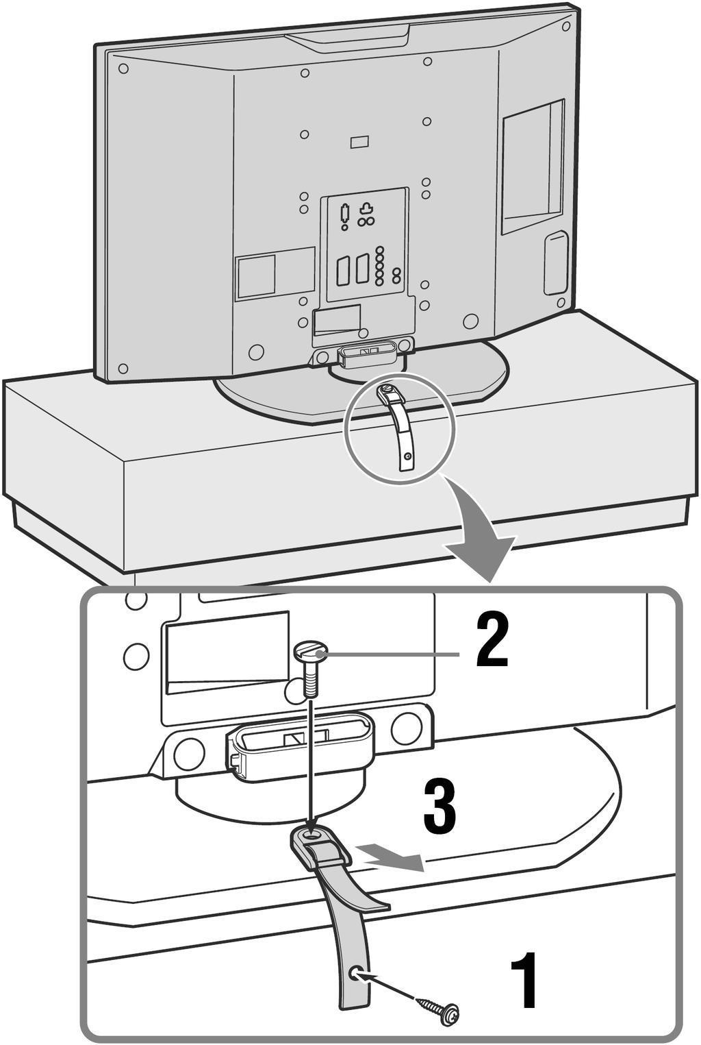 (220-240 V AC, 50 Hz). 2 Pritisnite 1 na TV prijemniku (gornja strana).