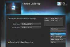 DIRECTV Receiver Setup DIRECTV HD Receiver Setup In most receivers, the setup is done through the Repeat Satellite Setup option in your receiver menu.