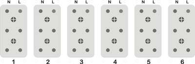 2.2 Mains supply Connecting Power input socket L1 (A), L2 (B), L3 (C) the corresponding three-phase AC A, B, C phase, N corresponds to the neutral line.