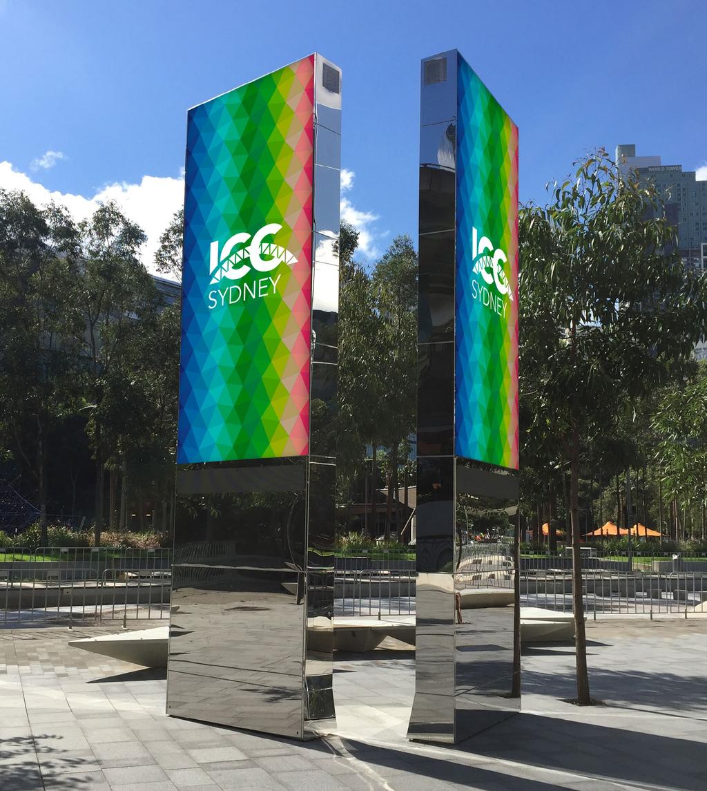 11 BOOKINGS If you would like to use ICC Sydney s external LED screens please contact ICC Sydney s Business Development, Event Planning or Audio Visual team to book display usage and slect a suitable