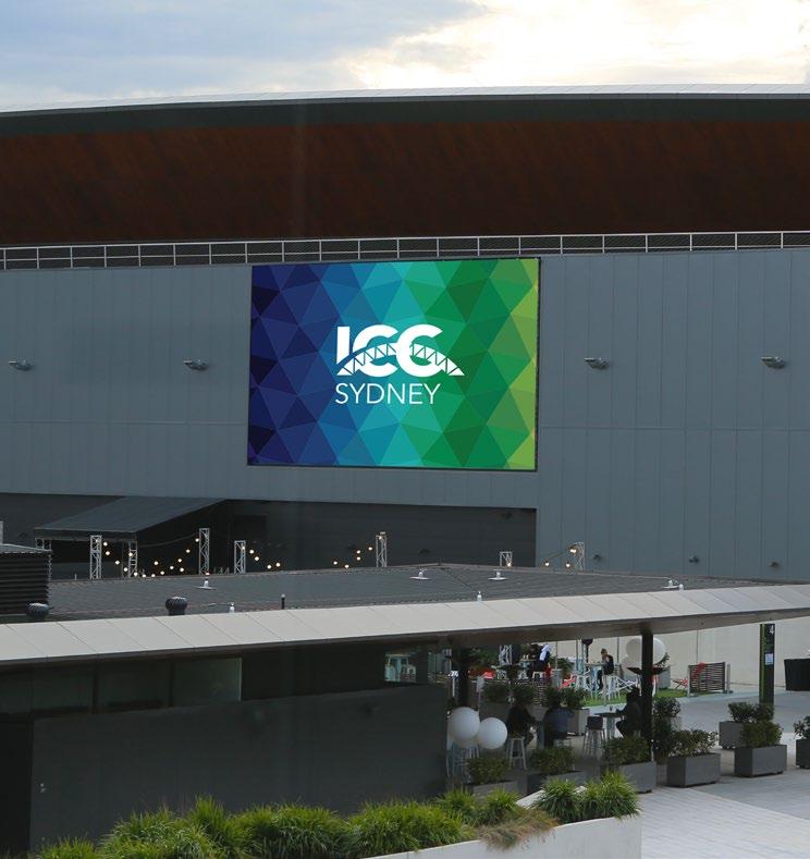3 OPPORTUNITIES External LED screens (P1-A to P7-C) ICC Sydney Theatre external LED screens (T11E, T11W &