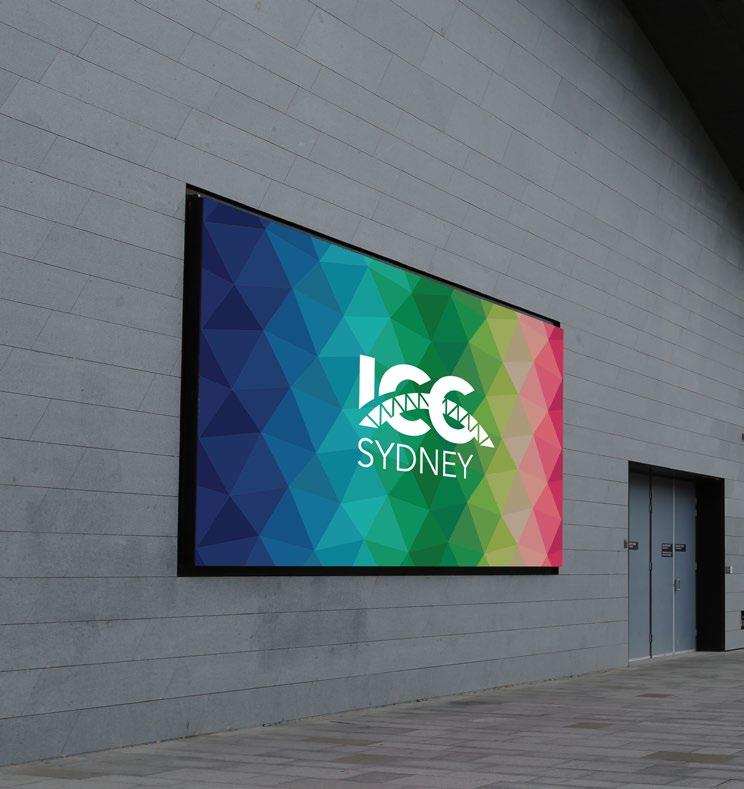 Located at the entrance of ICC Sydney Theatre, the 220sqm Birdsmouth welcomes attendees on a large scale