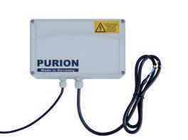 UV-Set PURION 10 W short disinfection of air and climate channel tank disinfection conveyor band disinfection surface disinfection advantages flow rate and disinfection power PURION UV-Set 10 W short