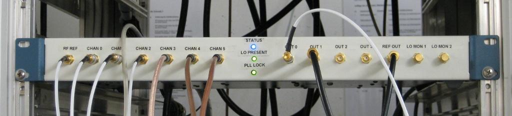 LLRF Prototype Full cavity control and monitoring; 6 RF inputs:
