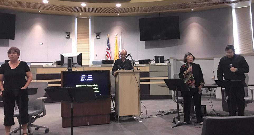 The presentation, performed by the New Mexico Japanese American Citizens League, included authentic stories of American-born sons and daughters of Japanese immigrants who grew up during the Great
