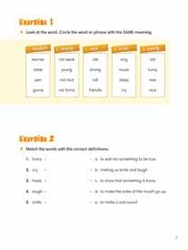 The 240 words presented in each level, combined with the additional target words featured in the appendices included in each book, provide learners with over 1,000 practical, high-frequency English