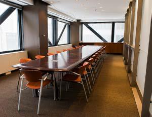 Boardroom William and Nona Heaslip Meeting Place This sophisticated boardroom offers an extraordinary view of the heart of Canada s financial district.