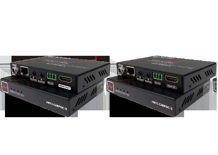 Control Your Video VIDEO WALLS VIDEO PROCESSORS VIDEO MATRIX SWITCHES EXTENDERS SPLITTERS WIRELESS CABLES & ACCESSORIES HDMI HDBaseT CAT5/6/7 Extender Set with Bi-directional/IR/RS-23/PoC Model #: