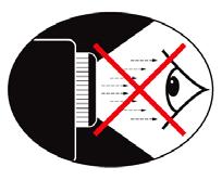 Eye Safety Warnings Usage Notice Avoid staring directly into the projector's beam of light at all times. Minimize standing facing into the beam. Keep your back to the beam as much as possible.
