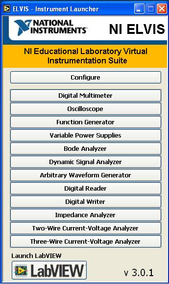 Introduction This lab familiarizes you with the software package LabVIEW from National Instruments for data acquisition and virtual instrumentation.