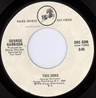 3, 1976 [Some sources list the release date as Nov. 15.] George had been in legal struggles ever since the success of "My Sweet Lord.