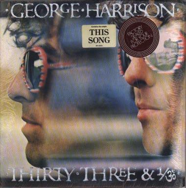 Original, custom label, copies are common, but orange-label copies of this album are scarce. George Harrison at 33 and 1/3 Dark Horse DH-3005 Nov.