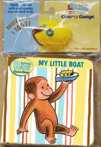 99 Cloth book My Little Boat Join George at the beach and on his little boat and take along this