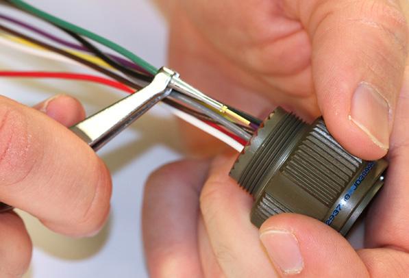 Reassemble plug or receptacle hardware.