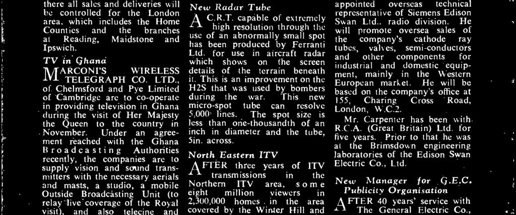 After removing the screws from the TELEVISION TIMES July, 1;:_,7 This American radio station was used for receiving signals which had been reflected from the moon.