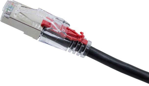 Patchlock Leads Individually tested up to 250 MHz Fully conforms to ANSI/TIA-568-C Uses fully shielded cable Available from stock in lengths from 0.