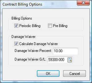 Rental Contracts Billing a Rental A rental can be invoiced at the time the rental was checked out or at the time the rental is returned. Billing can also be done periodically for extended rentals.